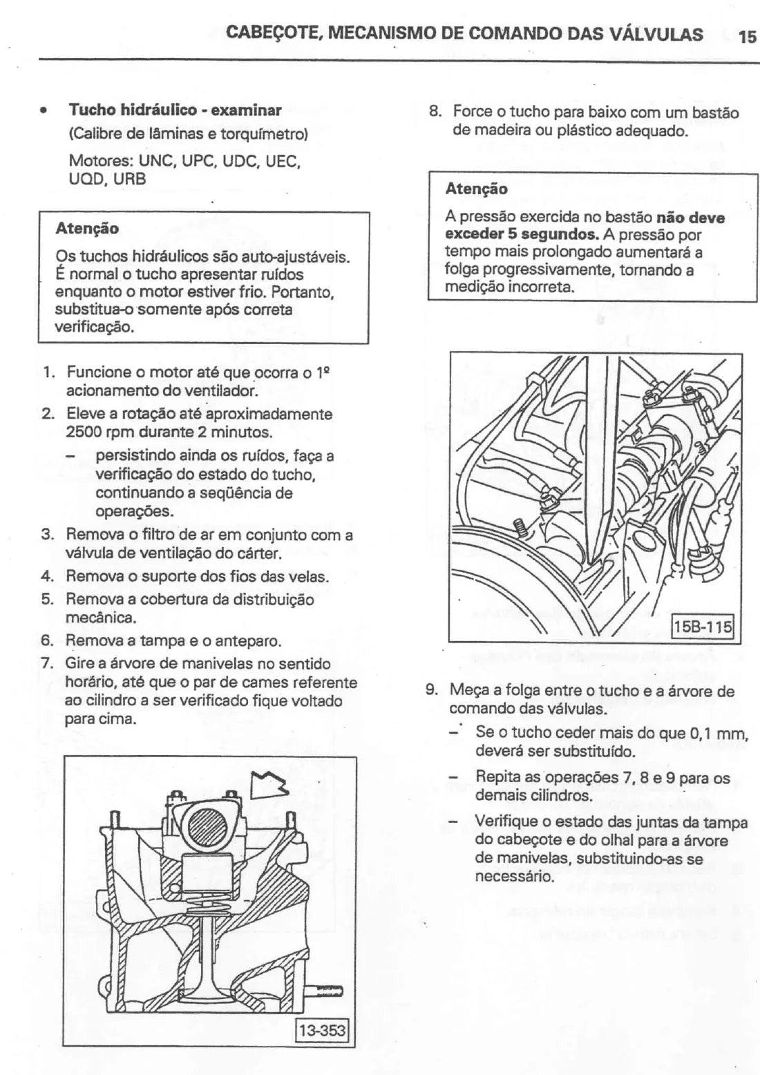 Página interna 3 — Motor AP 1.8 / 2.0