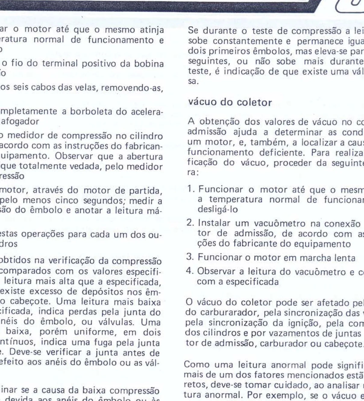 FORD Série F — diagrama — página interna do manual de serviço