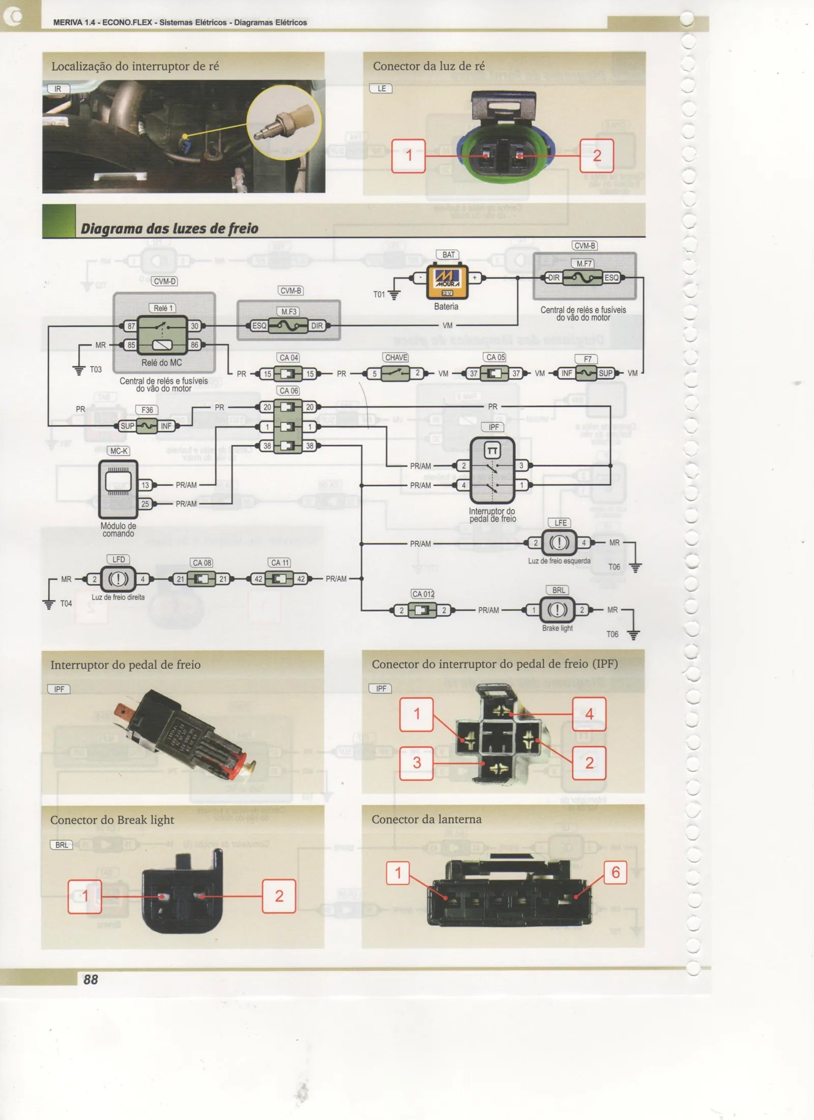 Manual Reparações Serviço Chevrolet Meriva 8ª Ed 2009 - Página 2