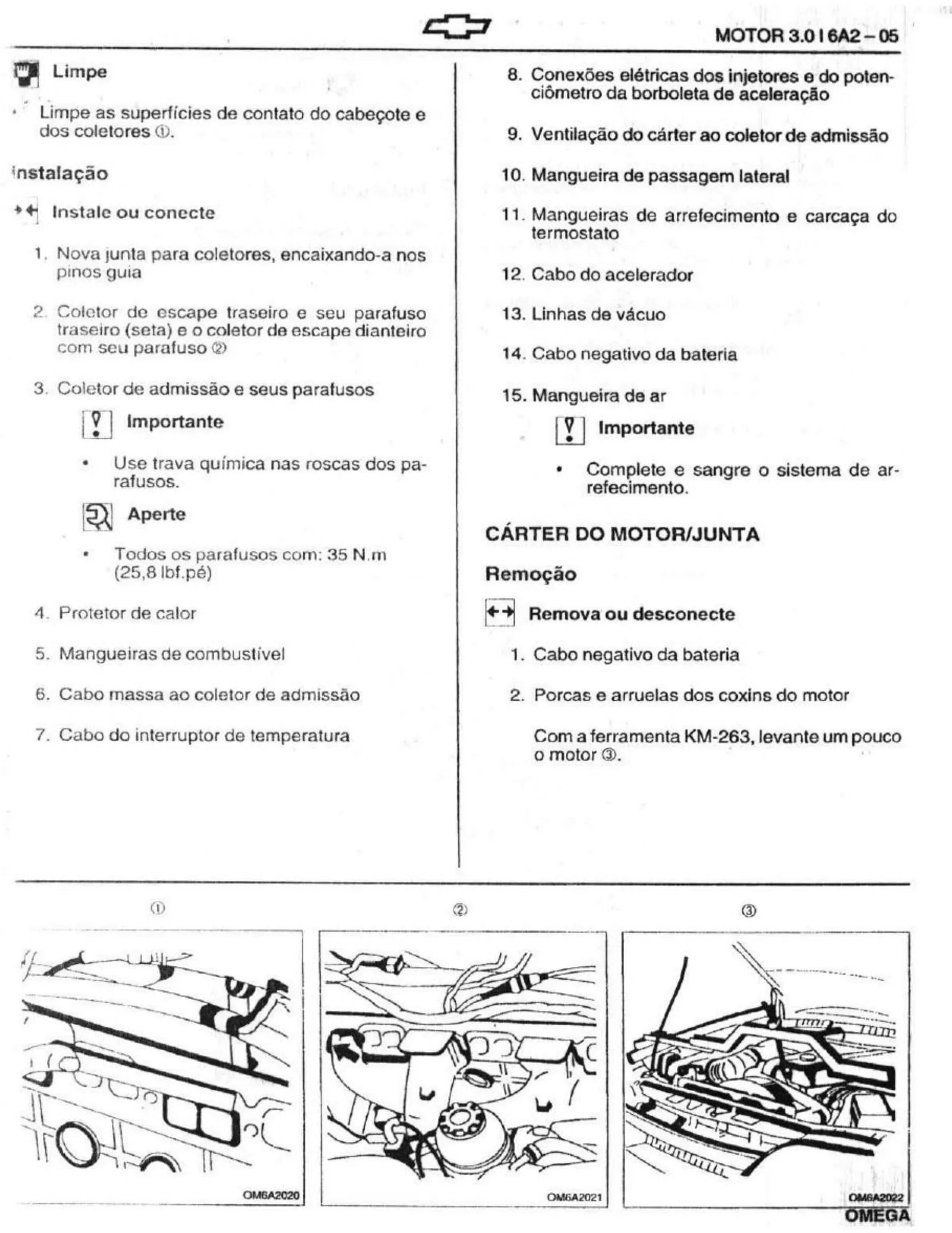 Manual Reparações Serviço Chevrolet Omega 4ª Ed 2004 - Página 2