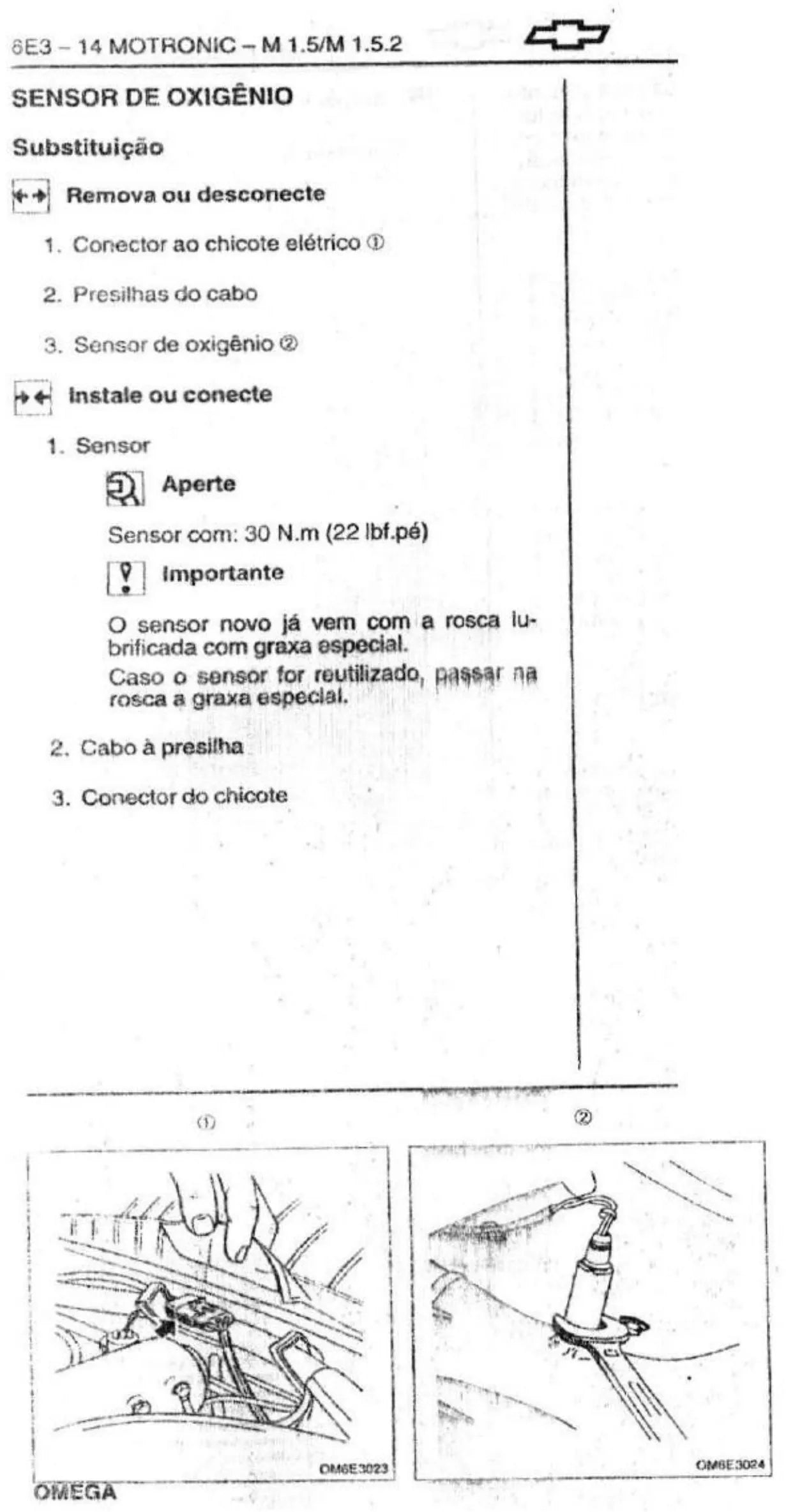 Manual Reparações Serviço Chevrolet Omega 4ª Ed 2004 - Página 3