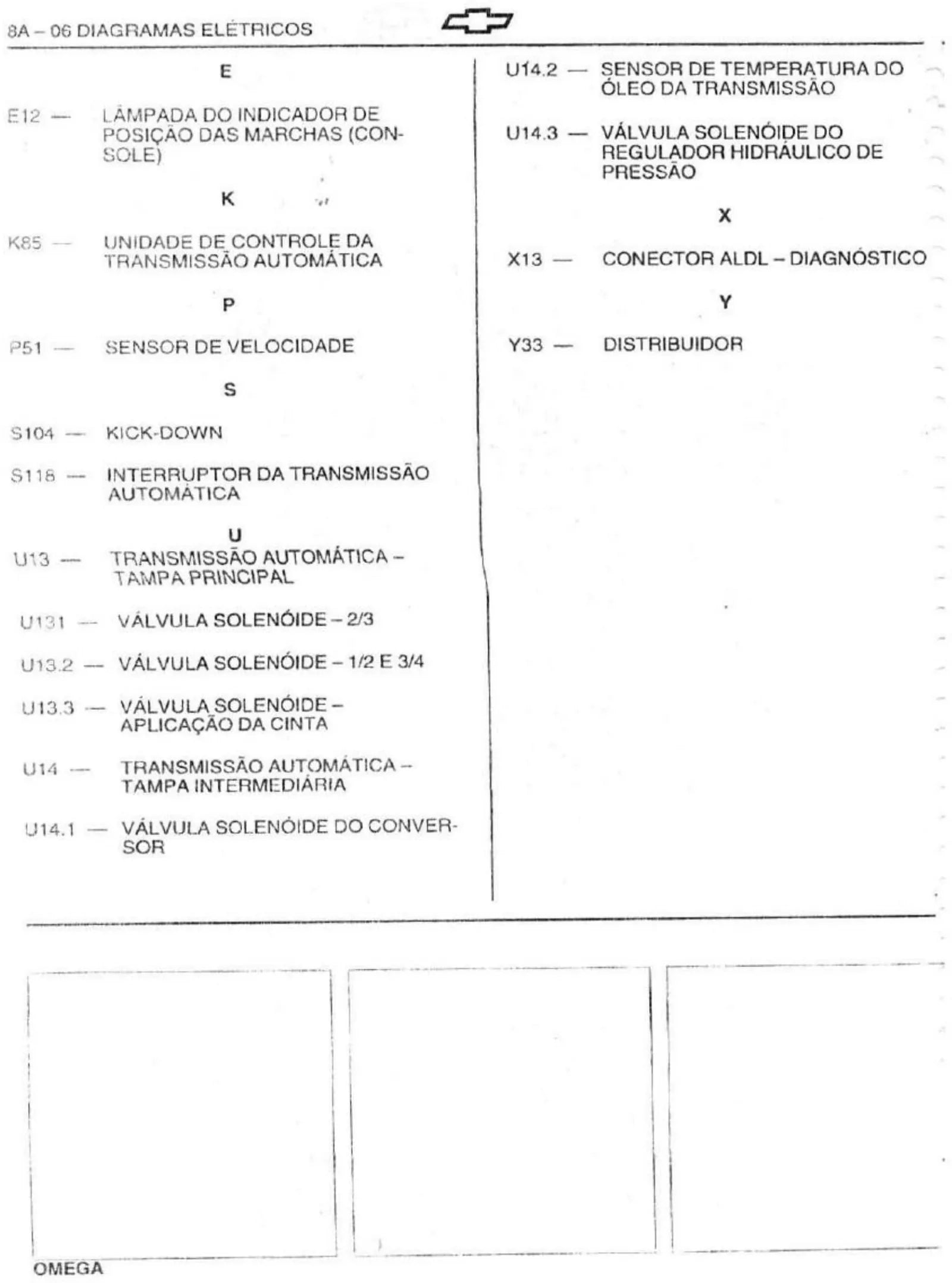 Manual Reparações Serviço Chevrolet Omega 4ª Ed 2004 - Página 4