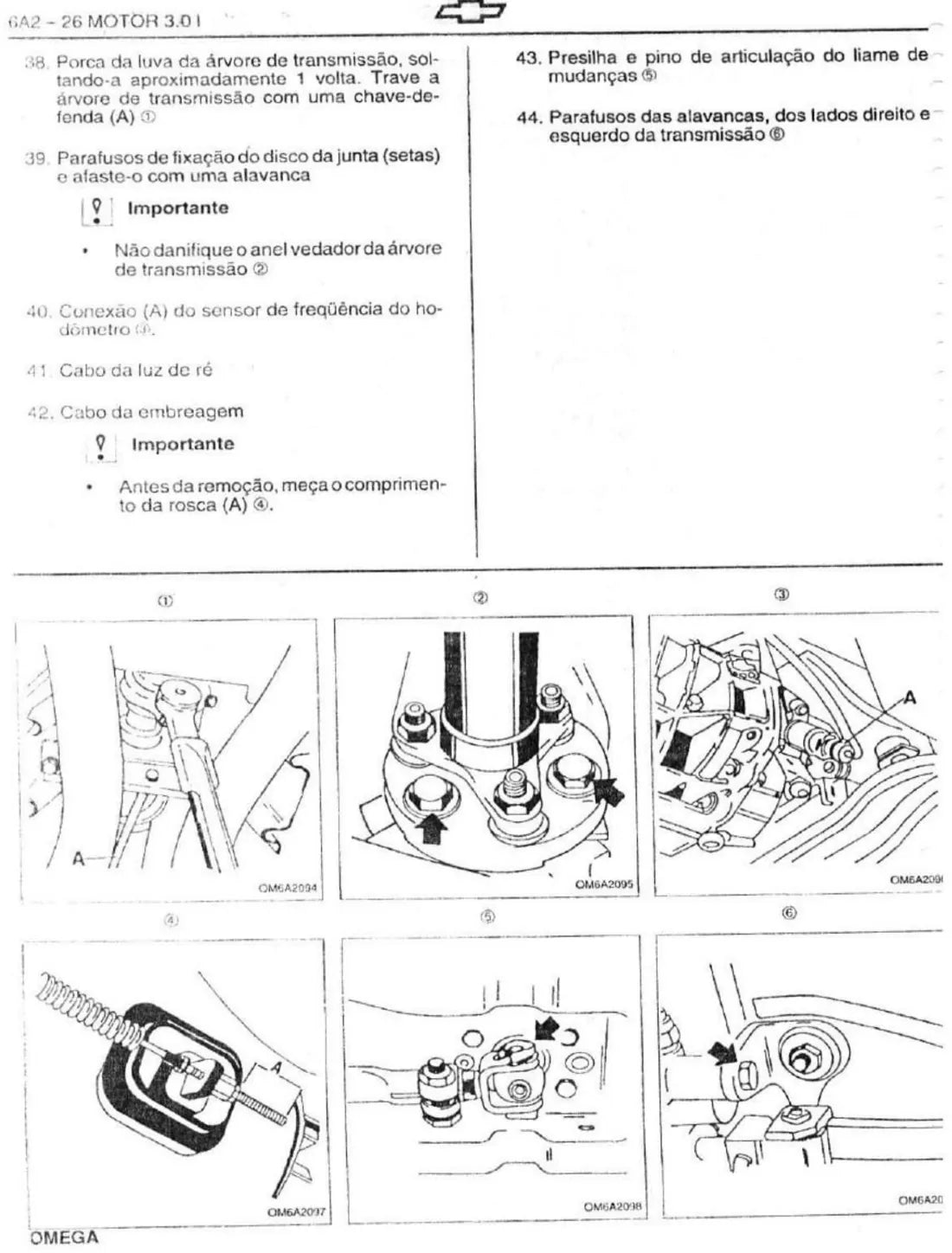 Página interna 3 — Chevrolet Omega 1995