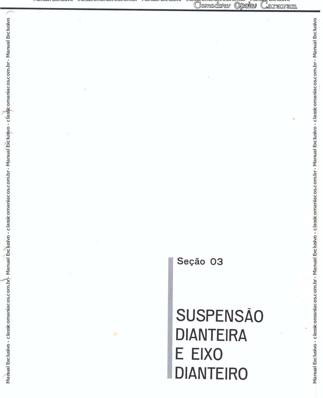 Página interna 1 — Chevrolet Opala 1978