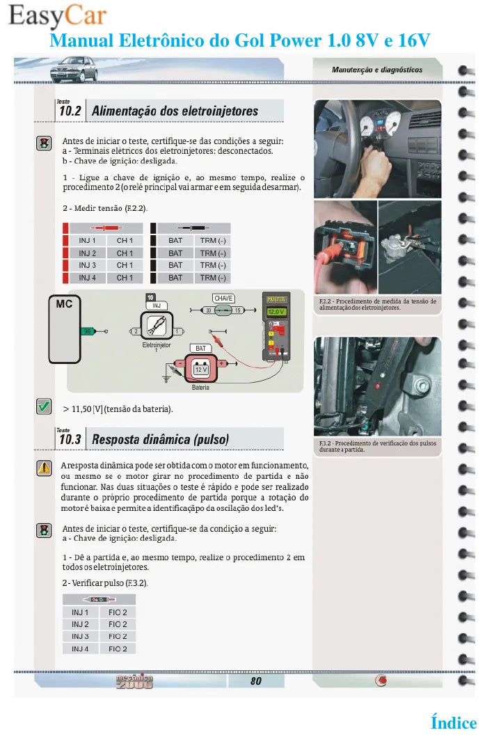 Página interna 1 — Manual Técnico Volkswagen Gol Power 1.0 8V e 16V