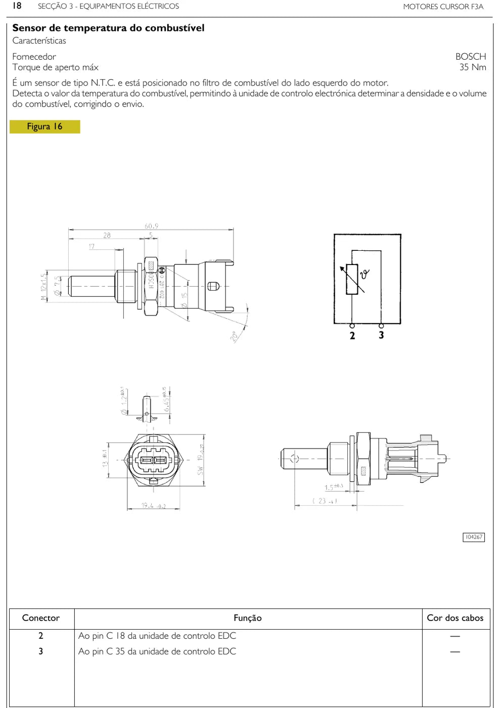 Manual Técnico e de Conserto FPT Cursor F3A Série C10 (Aplicação Ford) — página 3 do documento