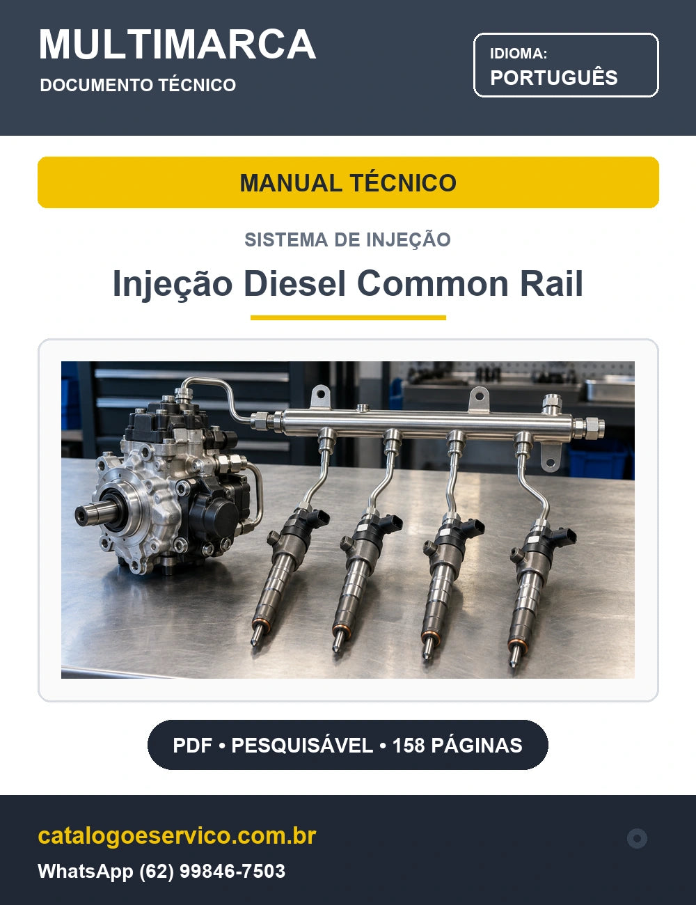 Manual Técnico Sistema de Injeção Diesel Common Rail — capa