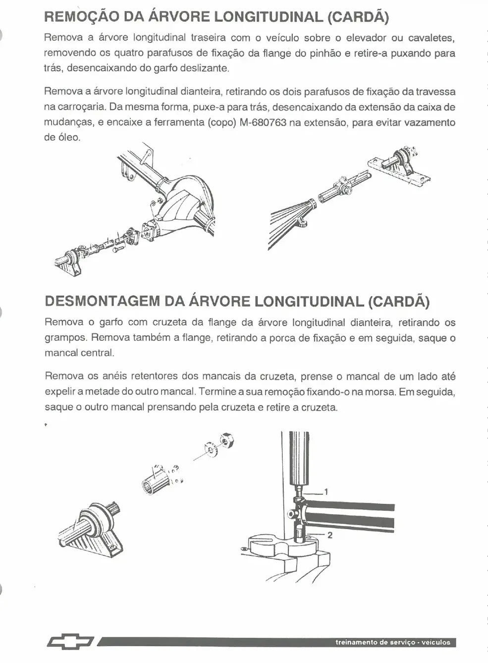 Página interna 1 — Manual Técnico Chevrolet Opala 1991
