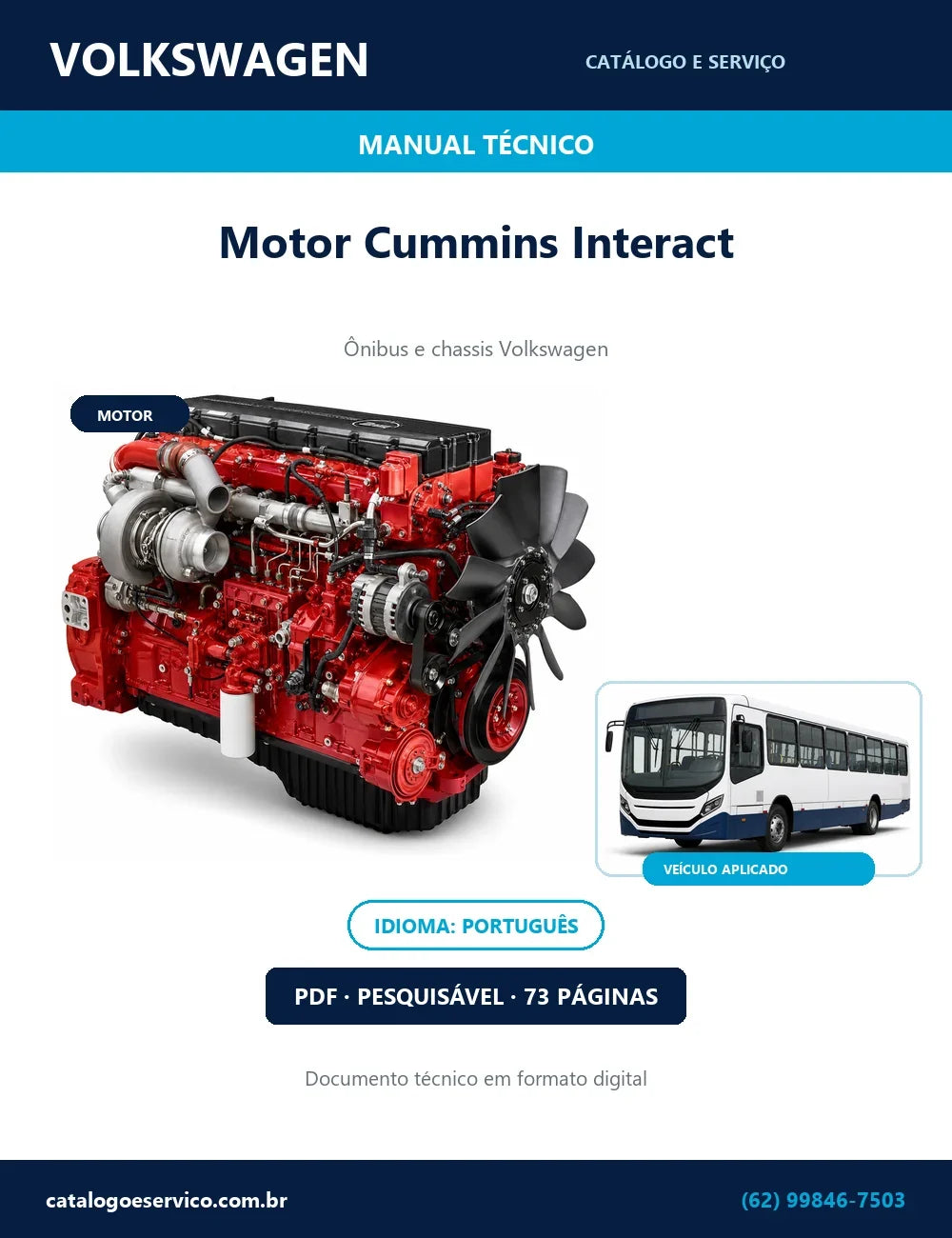 Manual Técnico VW Motor Cummins Interact — capa