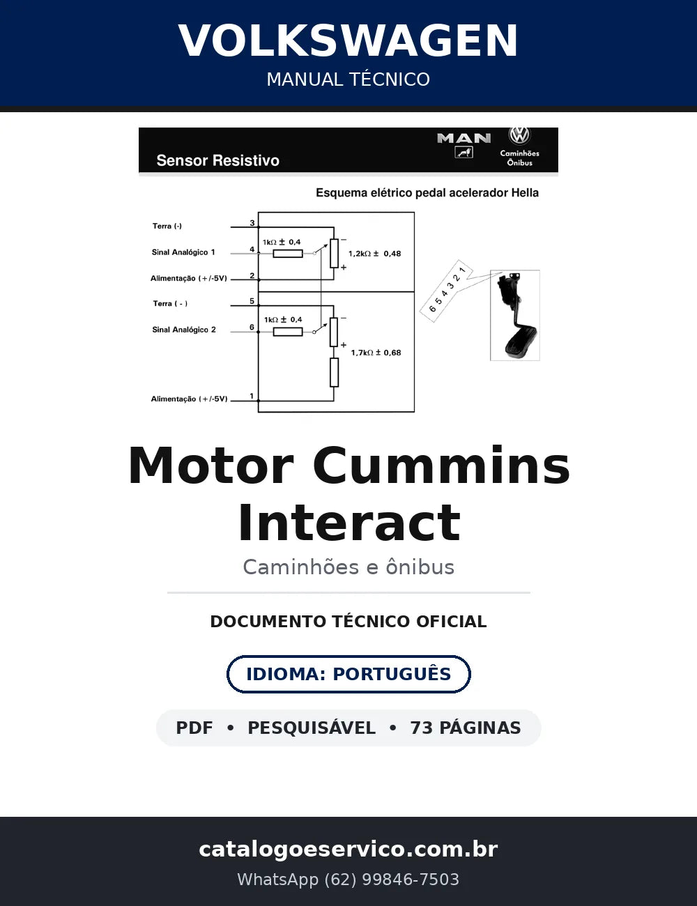Manual Técnico VW Motor Cummins Interact — capa