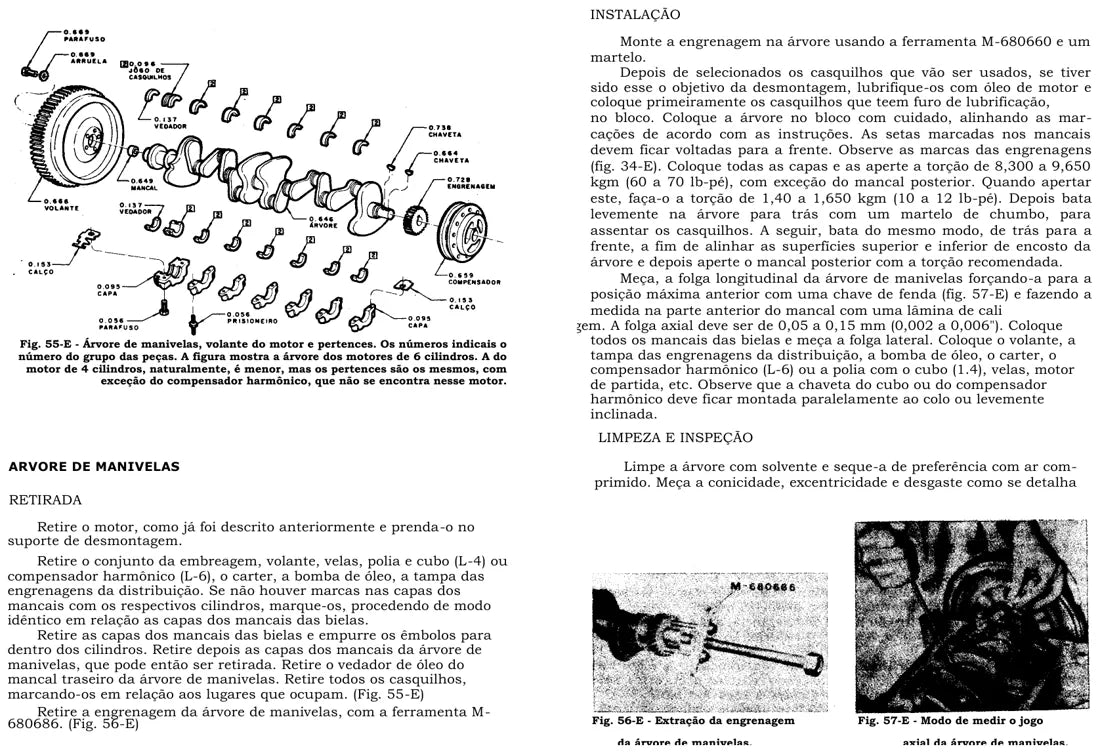 Página interna 4 — Opala 4 e 6 cilindros