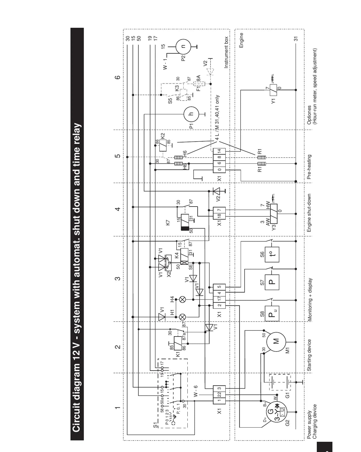 Hatz Motor 2 4L30. — motor, figura técnica 4