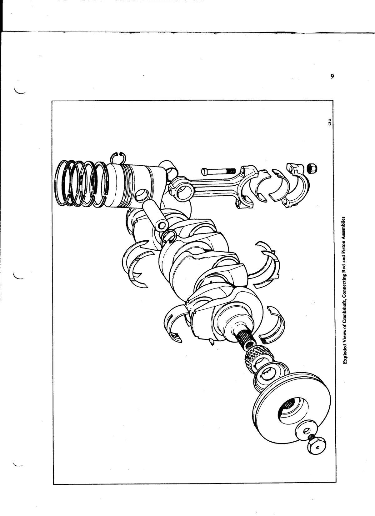 4.154 Perkins — motor, figura técnica 1