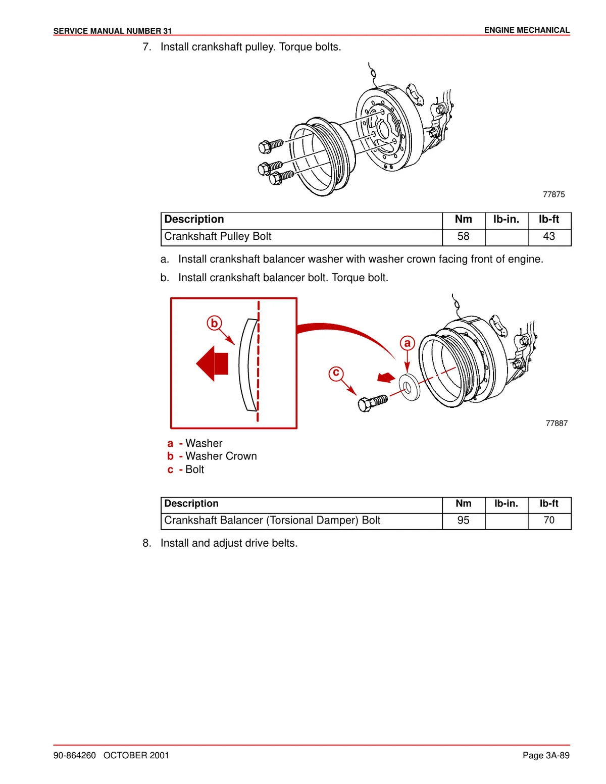 Mercruiser Motor 5.0L Mpi Alpha — motor marítimo, figura técnica 1