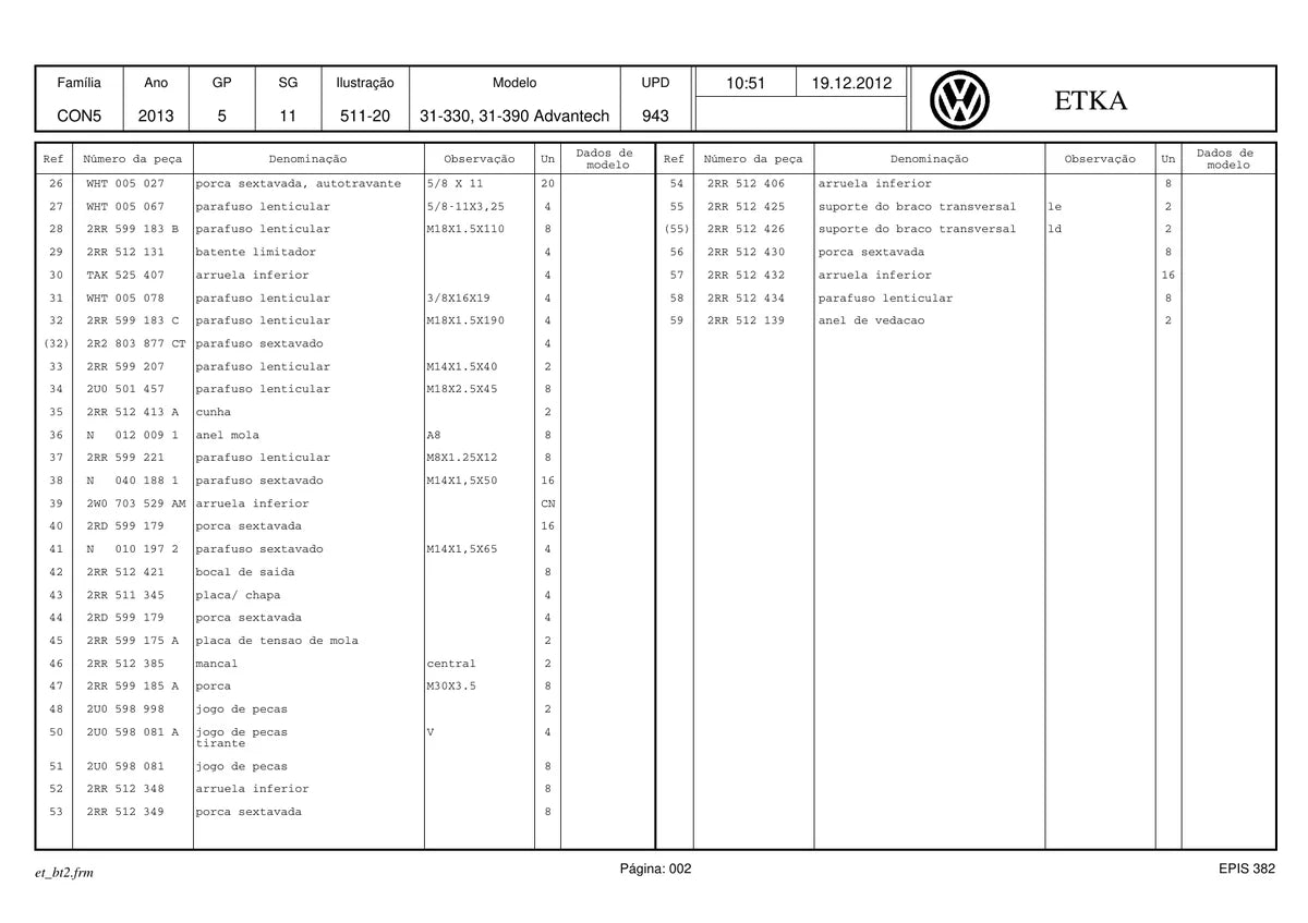 Etka Motor Advantech 31 330, 31 390 — motor, vista explodida 2
