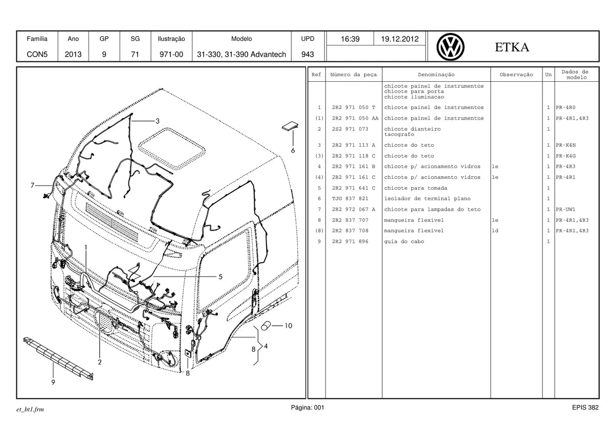Etka Motor Advantech 31 330, 31 390 — motor, vista explodida 4