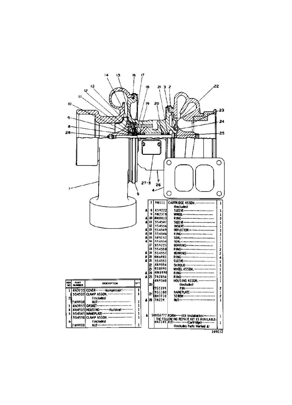 Catálogo de Peças Caterpillar D379A / D379B — Motor marítimo Caterpillar D379A/D379B - print 2