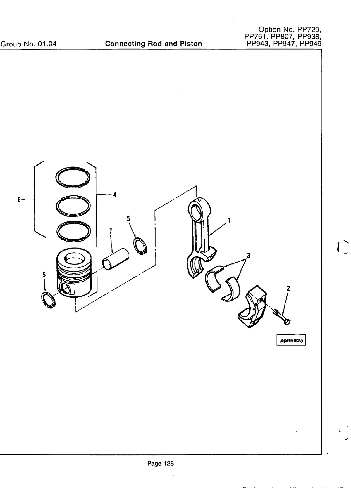 Cummins Motor 6B, 6BT, 6BTA5.9 — motor, vista explodida 3