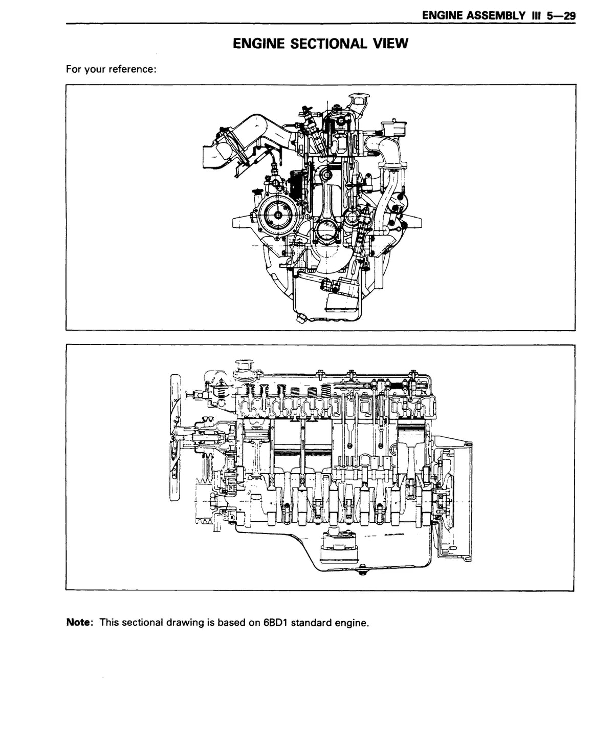 Isuzu Motor Diesel Series 4B 6B — motor, figura técnica 3
