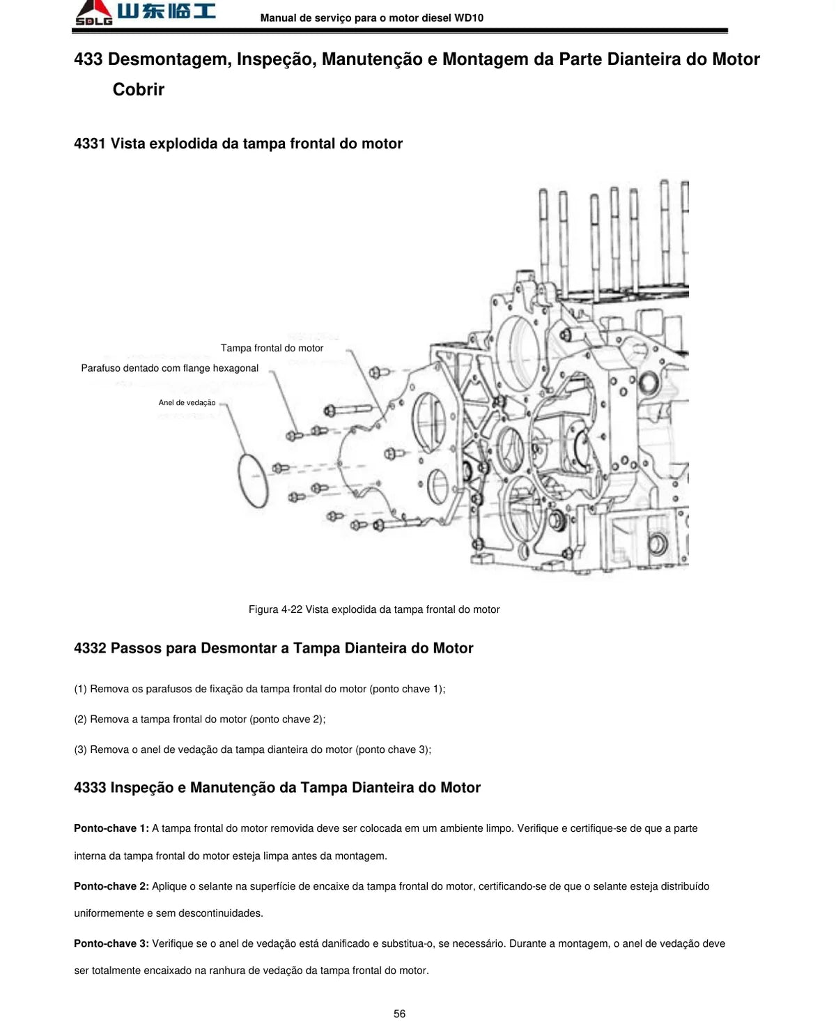 Weichai Diesel · WD10 — motor, figura técnica 1