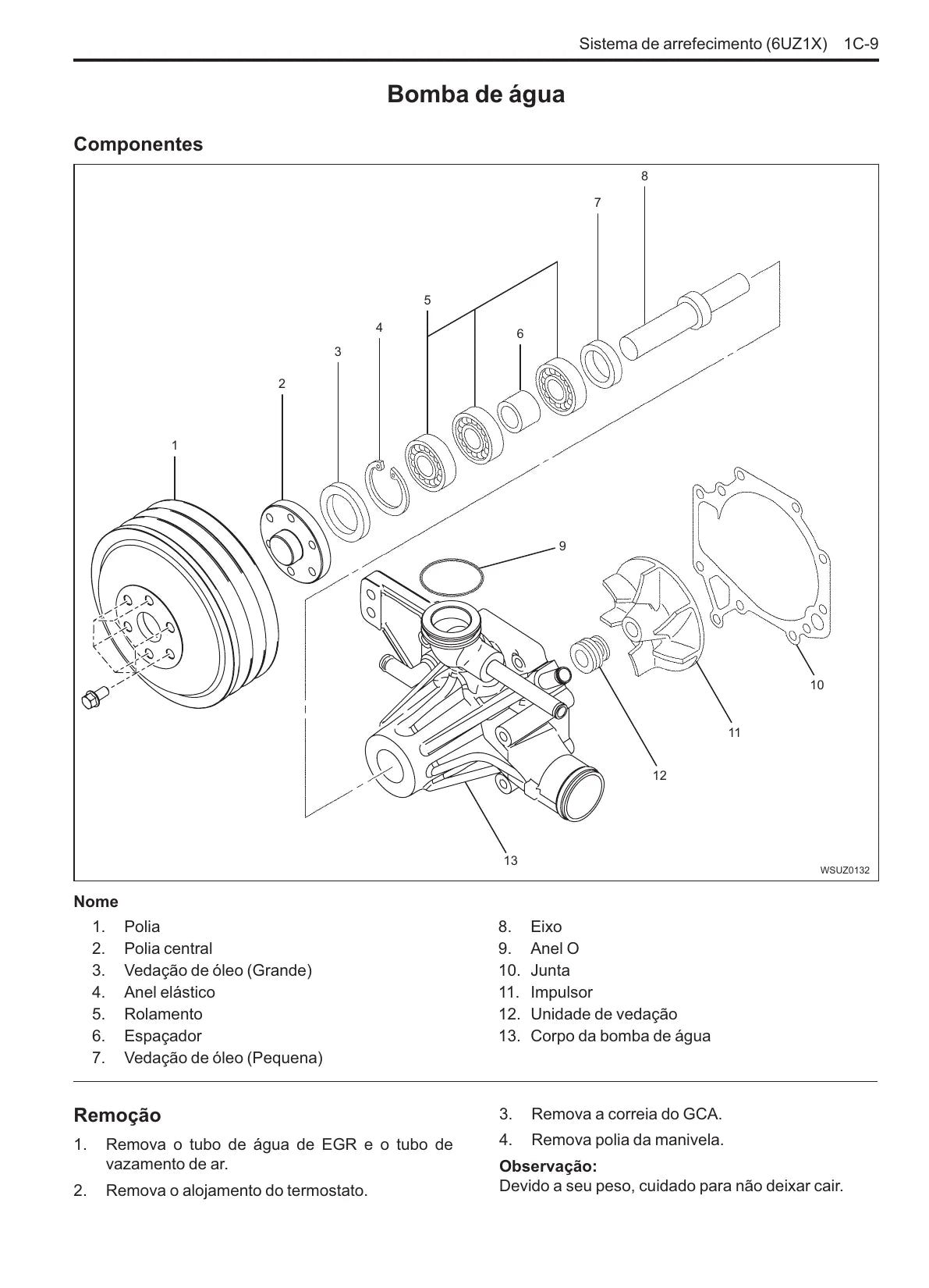 Isuzu 6UZ1X — motor, figura técnica 3