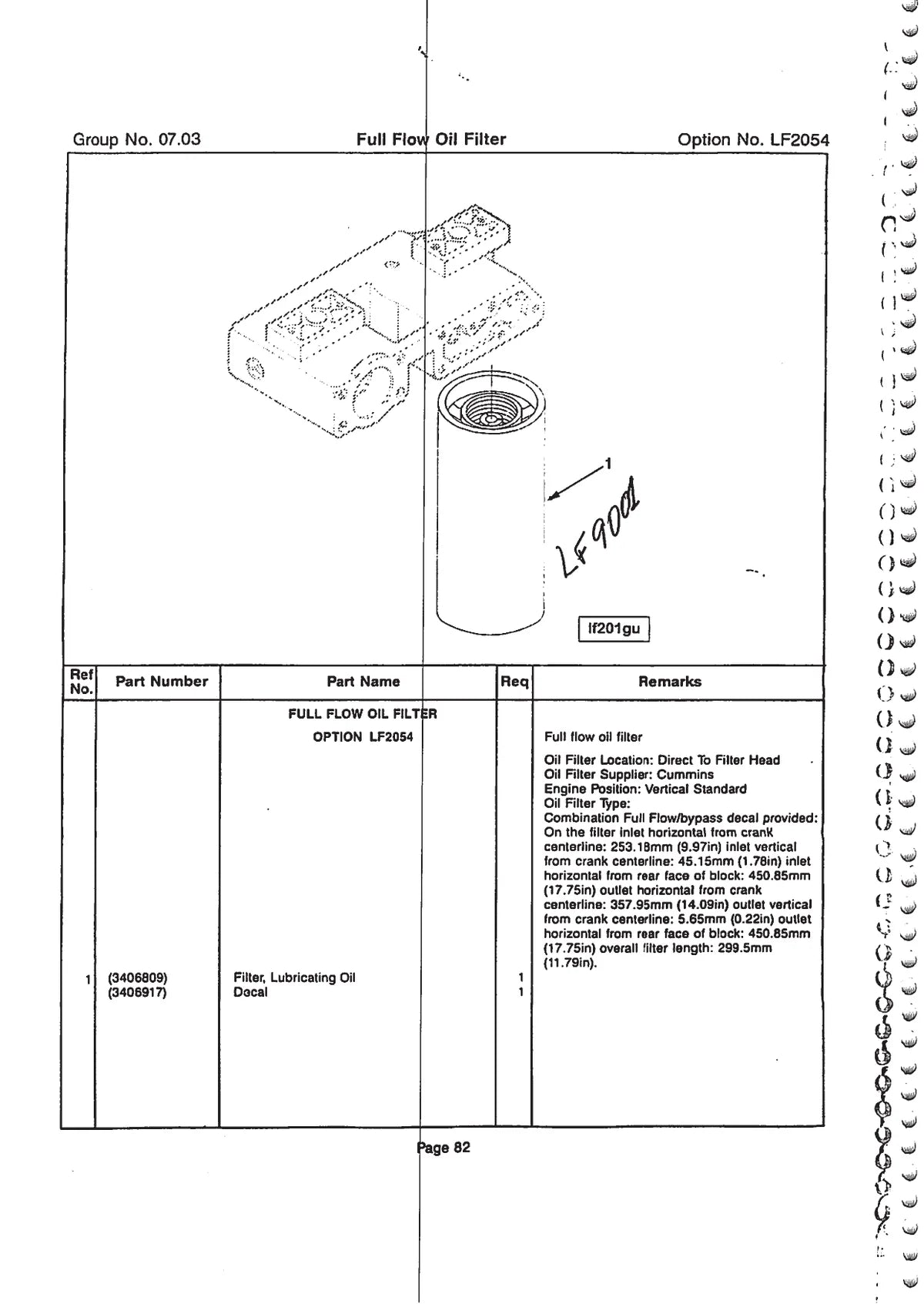 Cummins Motor M11 — motor, vista explodida 3