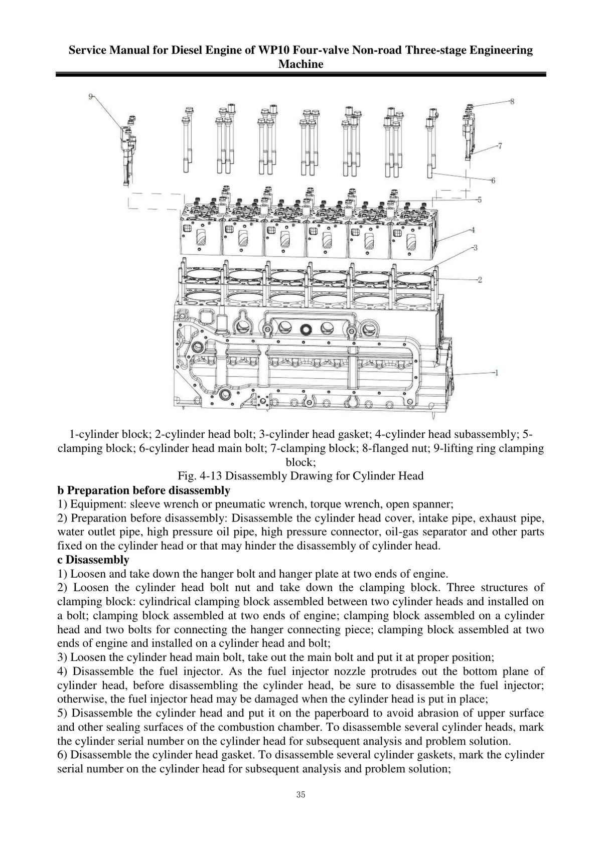 Weichai WP10 — motor, figura técnica 2
