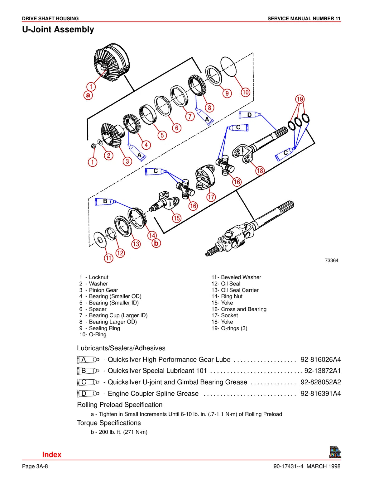 Mercruiser 11 Bravo Sterndrive — motor marítimo, figura técnica 1