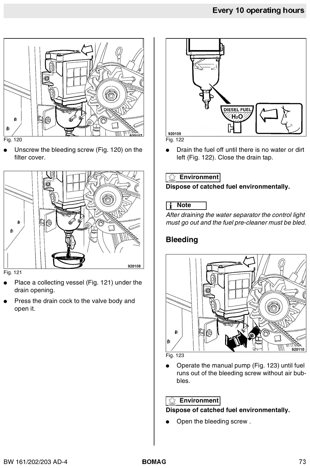 Operação E Instruções Manut. BOMAG - BW161 AD-4\BW202 AD-4 — vista explodida