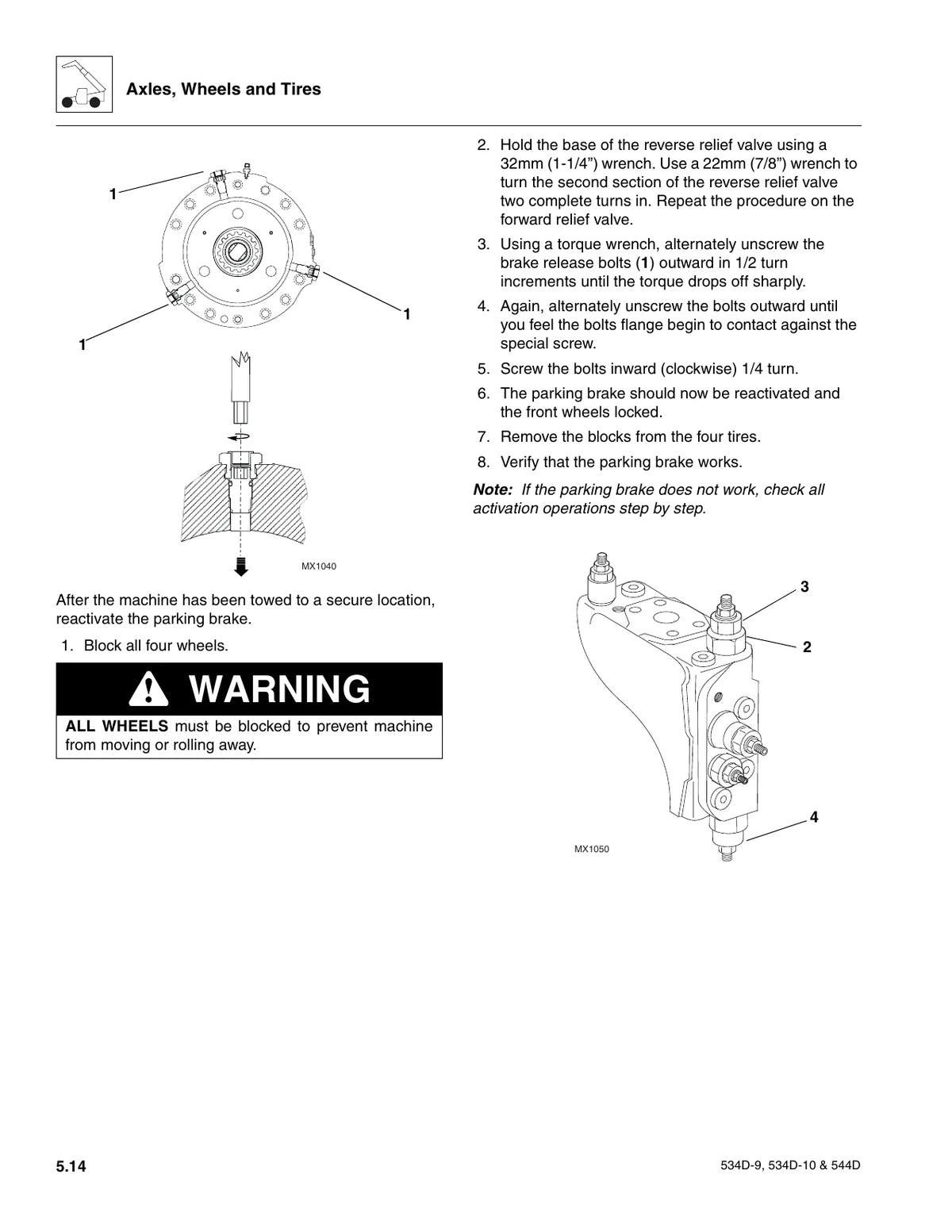 Jlg Plataforma 544D — plataforma, figura técnica 1