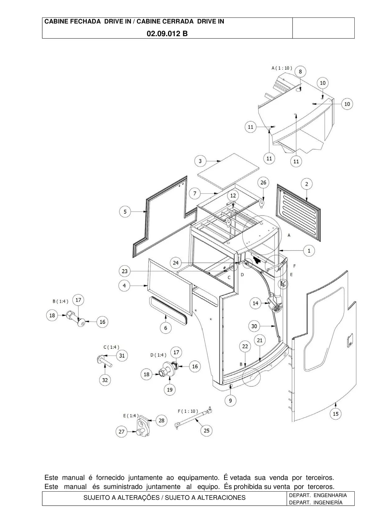Linde Empilhadeira R17 — empilhadeira, vista explodida 2