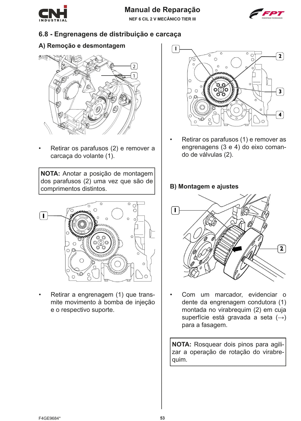 NEF 6 Cilindros 2V — motor, figura técnica 3