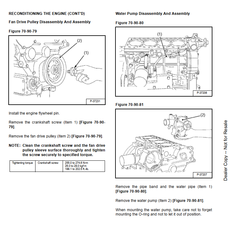 Manual De Serviço BOBCAT - S250\S300 - Mini Carregadeira