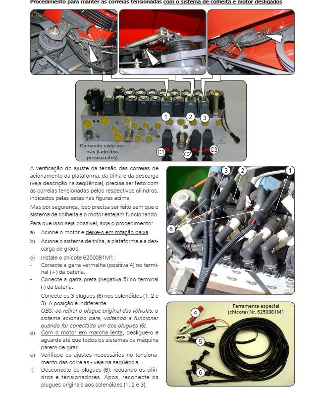 MANUAL DE OFICINA MASSEY FERGUSON - MF32 - COLHEITADEIRA