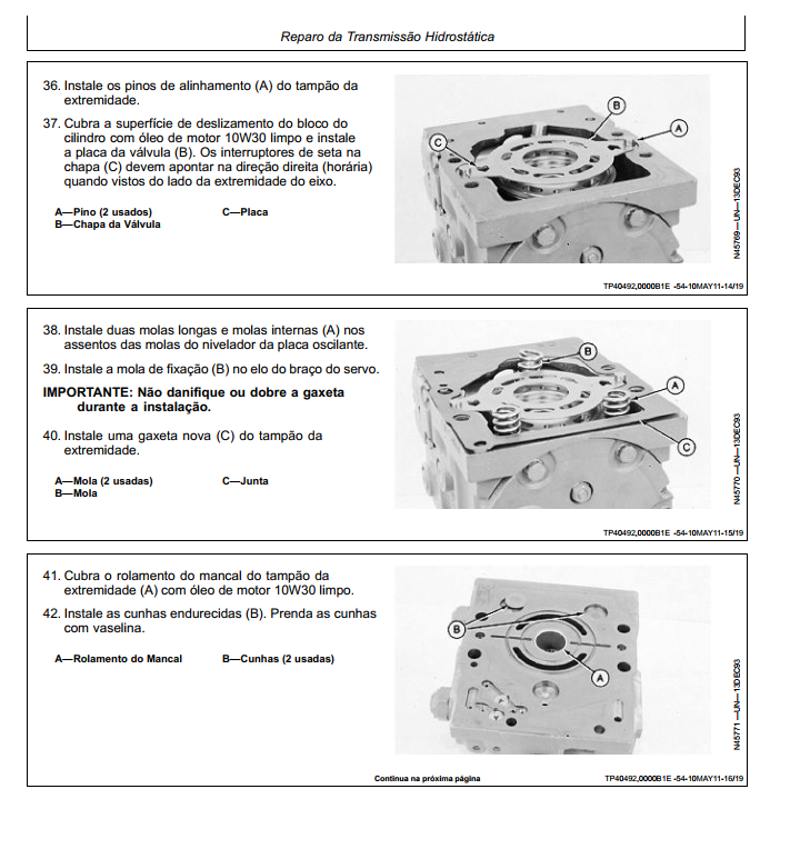 MANUAL DE SERVIÇO MECÂNICO JOHN DEERE - 4730 - PULVERIZADOR
