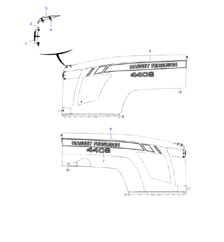 Catalogo de Pecas MF4408 Trator Massey Fergusson 2020 a 2025