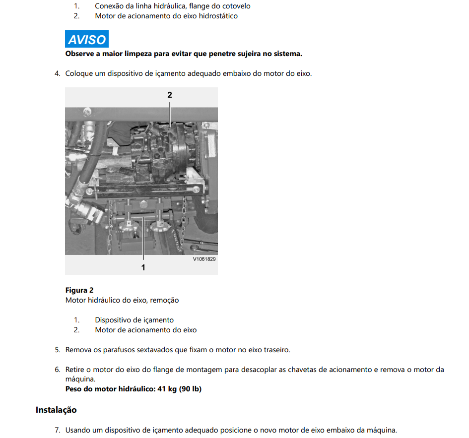 manual de oficina Volvo SD105 compactador - página interna sobre sistema hidráulico
