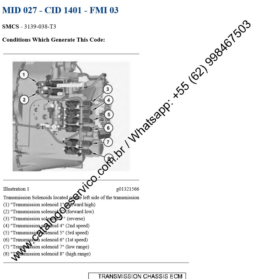 Manual de Serviço Caterpillar - 14M - Motoniveladora (Inglês) PDF