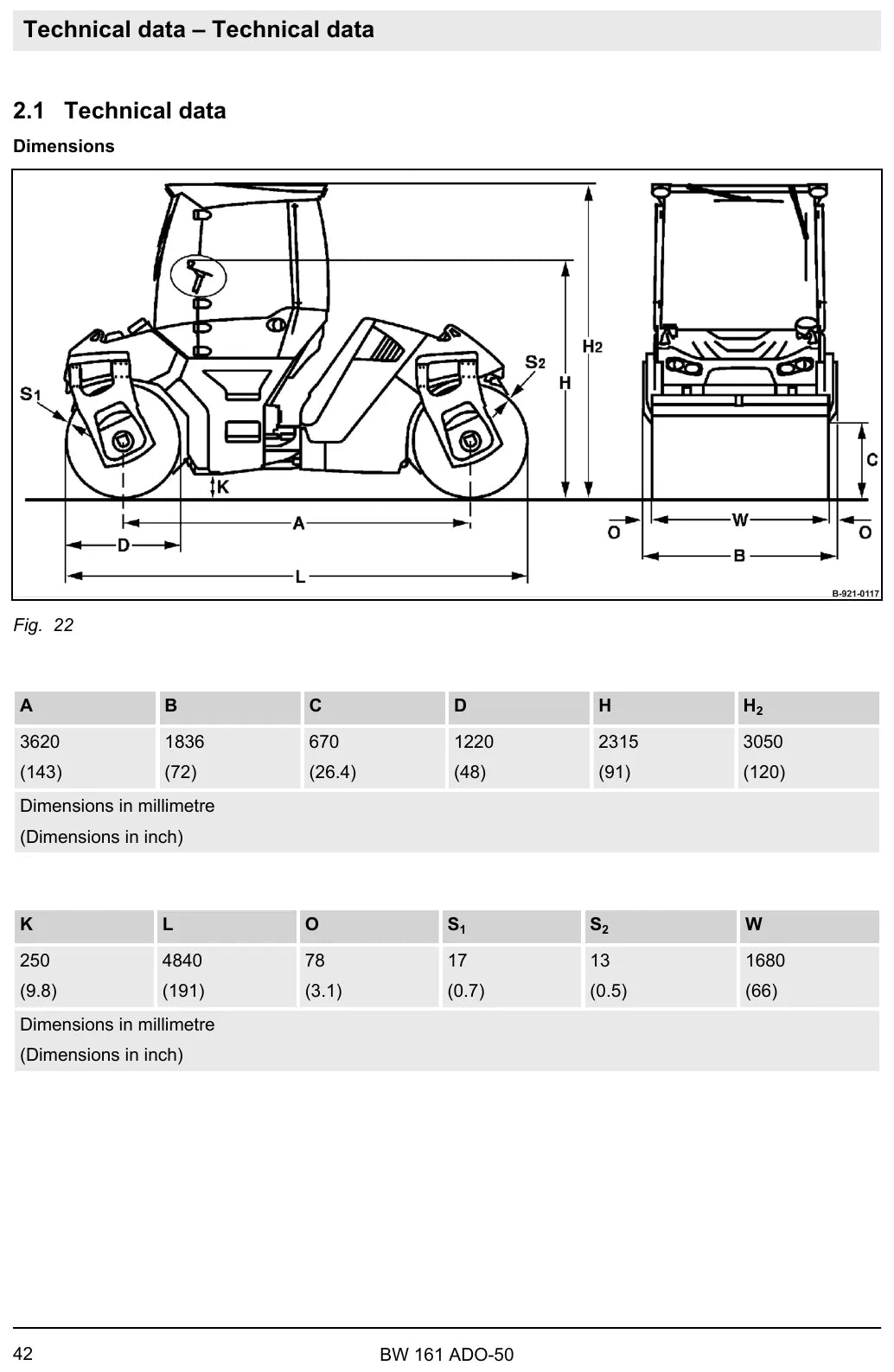 Serviço De Treinamento BOMAG - BW161 ADO-50 - Tandem Roller — vista explodida