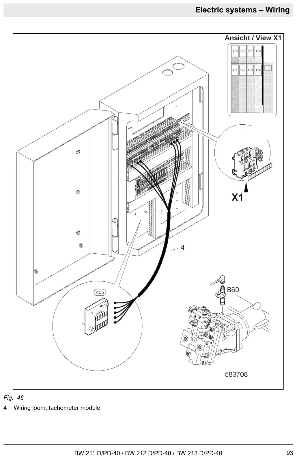 Serviço De Treinamento BOMAG - BW211 D\PD-4 \ BW213 D\PD-40 — vista explodida