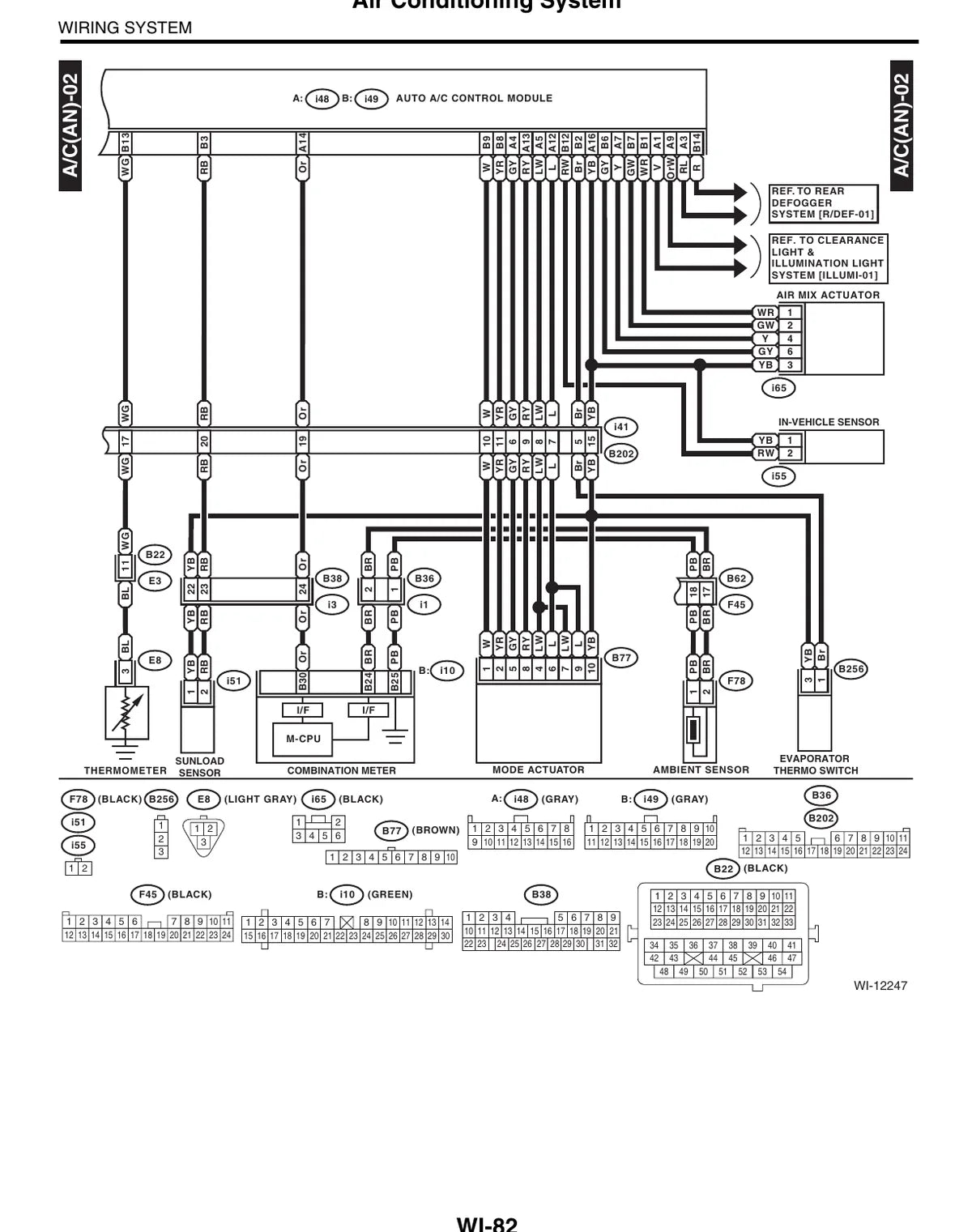 Subaru Subaro Forester ANO 2007 — veículo, figura técnica 4