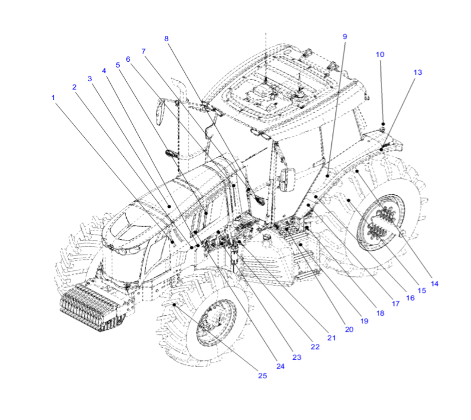 Catalogo de pecas MF7316 Trator Massey Ferguson em PDF