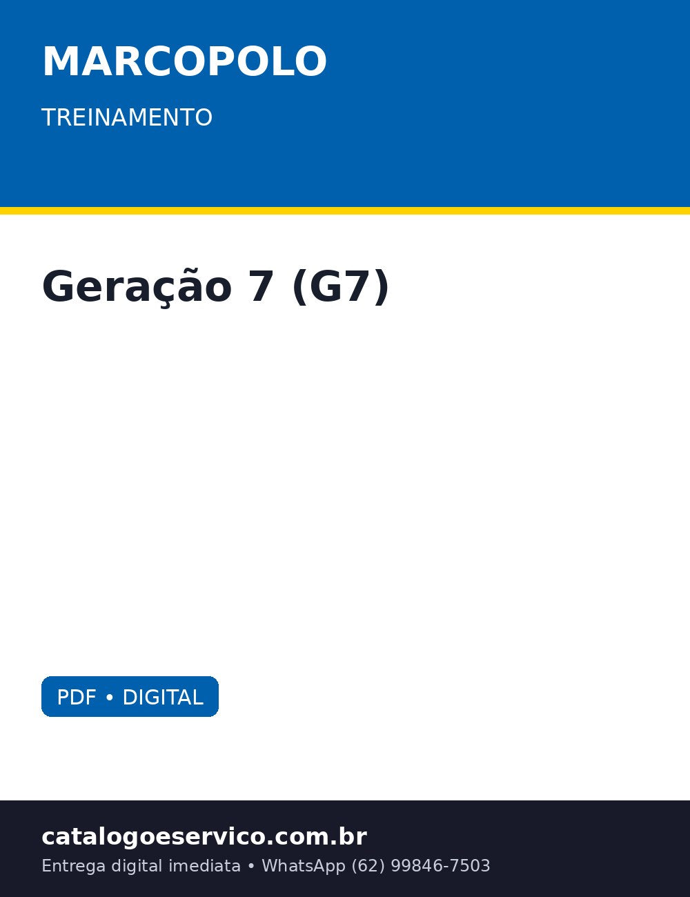 Treinamento Marcopolo Geração 7 (G7) — Multiplex do G7: CAN, LIN e diagnóstico