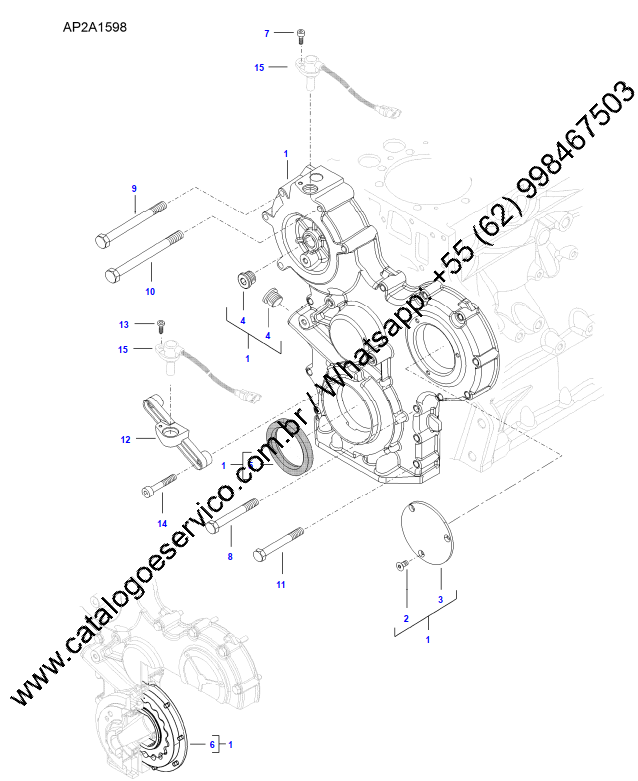 Catálogo De Peças MF6711R Massey Fergunson Trator