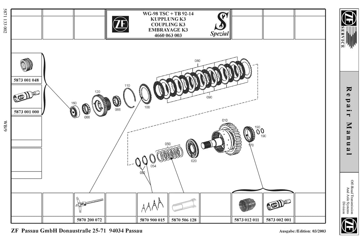 ZF 4 WG-98 TSC + TB92-I4 — transmissão, figura técnica 2