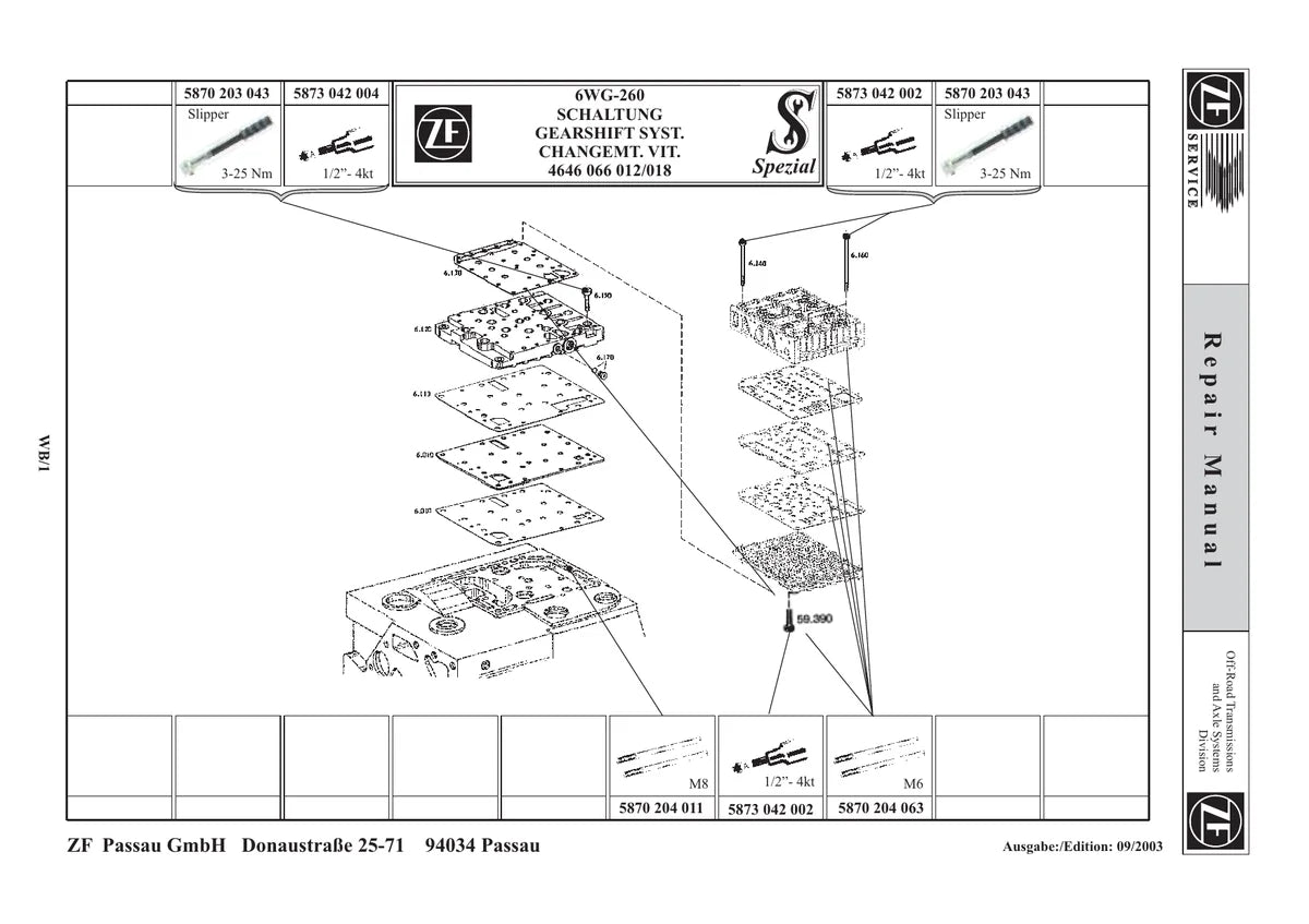 ZF 6WG-260 — transmissão, figura técnica 2