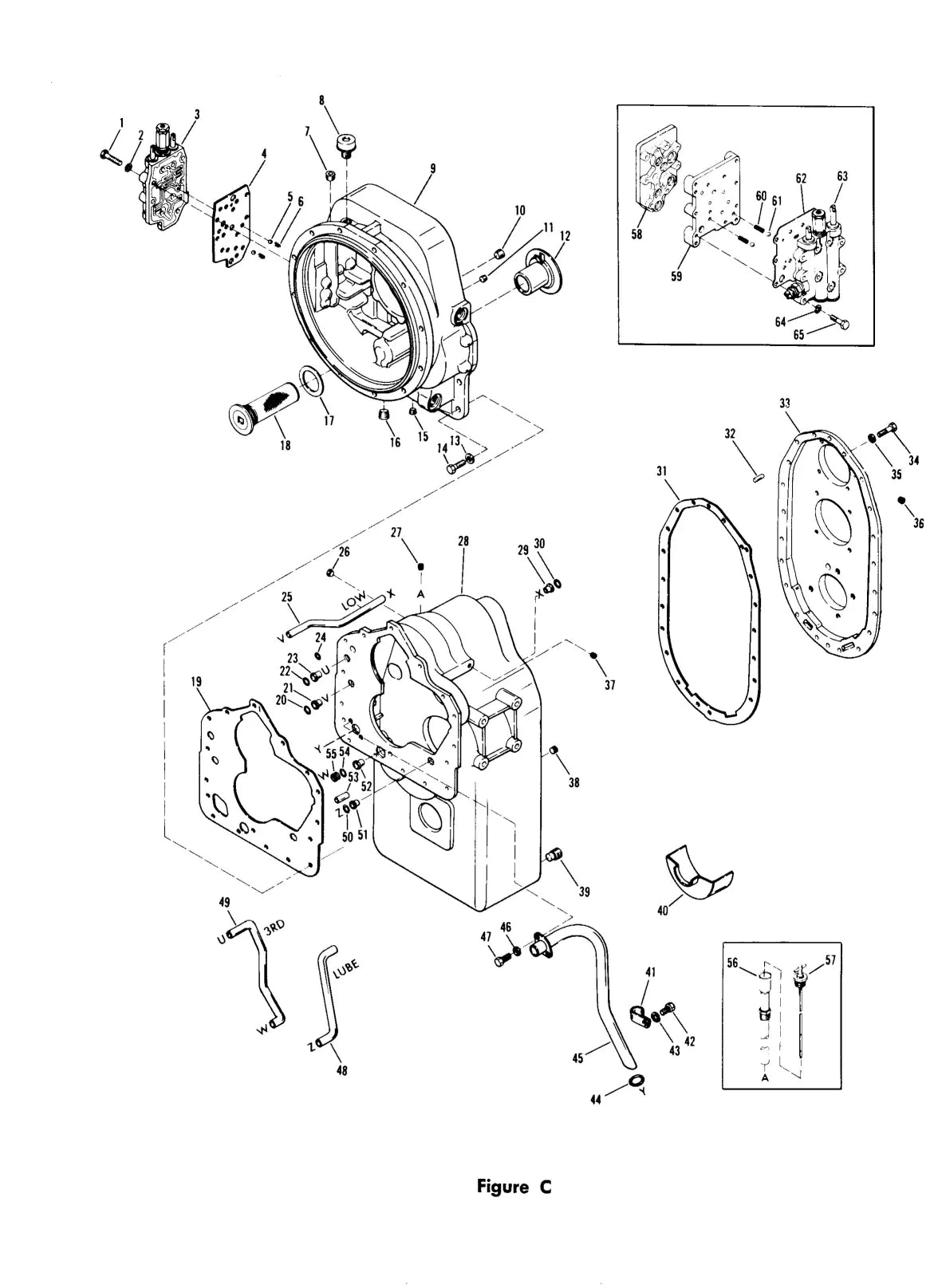 PowerShift 18000 Dana — transmissão, figura técnica 1