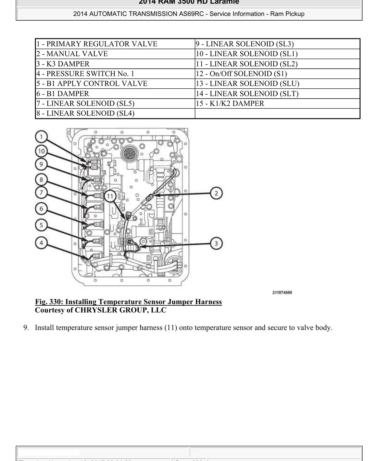 RAM 3500 HD — transmissão, figura técnica 4