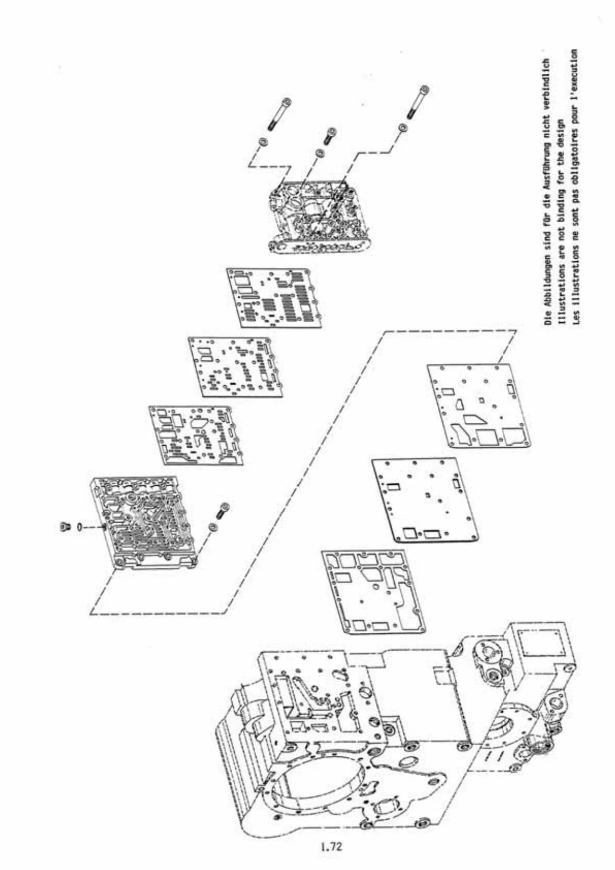 WG-180 · WG-200 · ZF PowerShift — transmissão, figura técnica 3