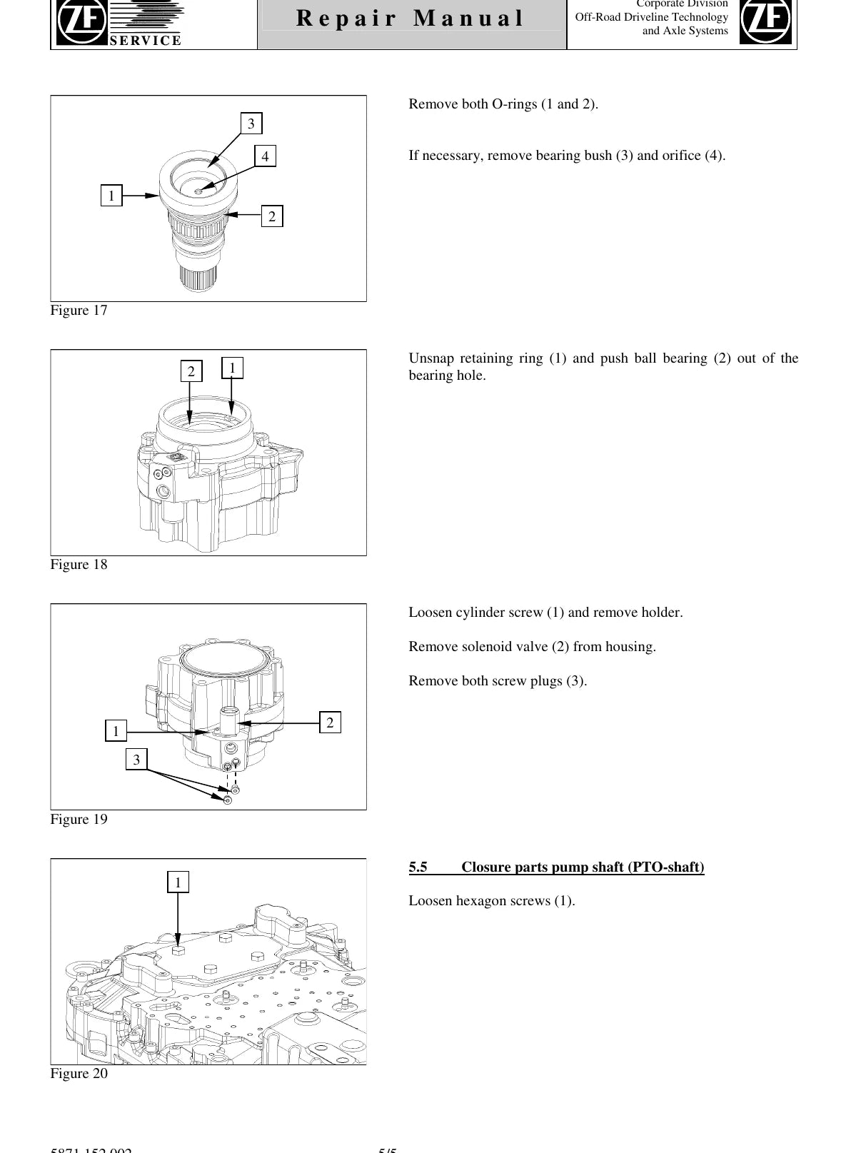 ZF 4WG160 — transmissão, figura técnica 4